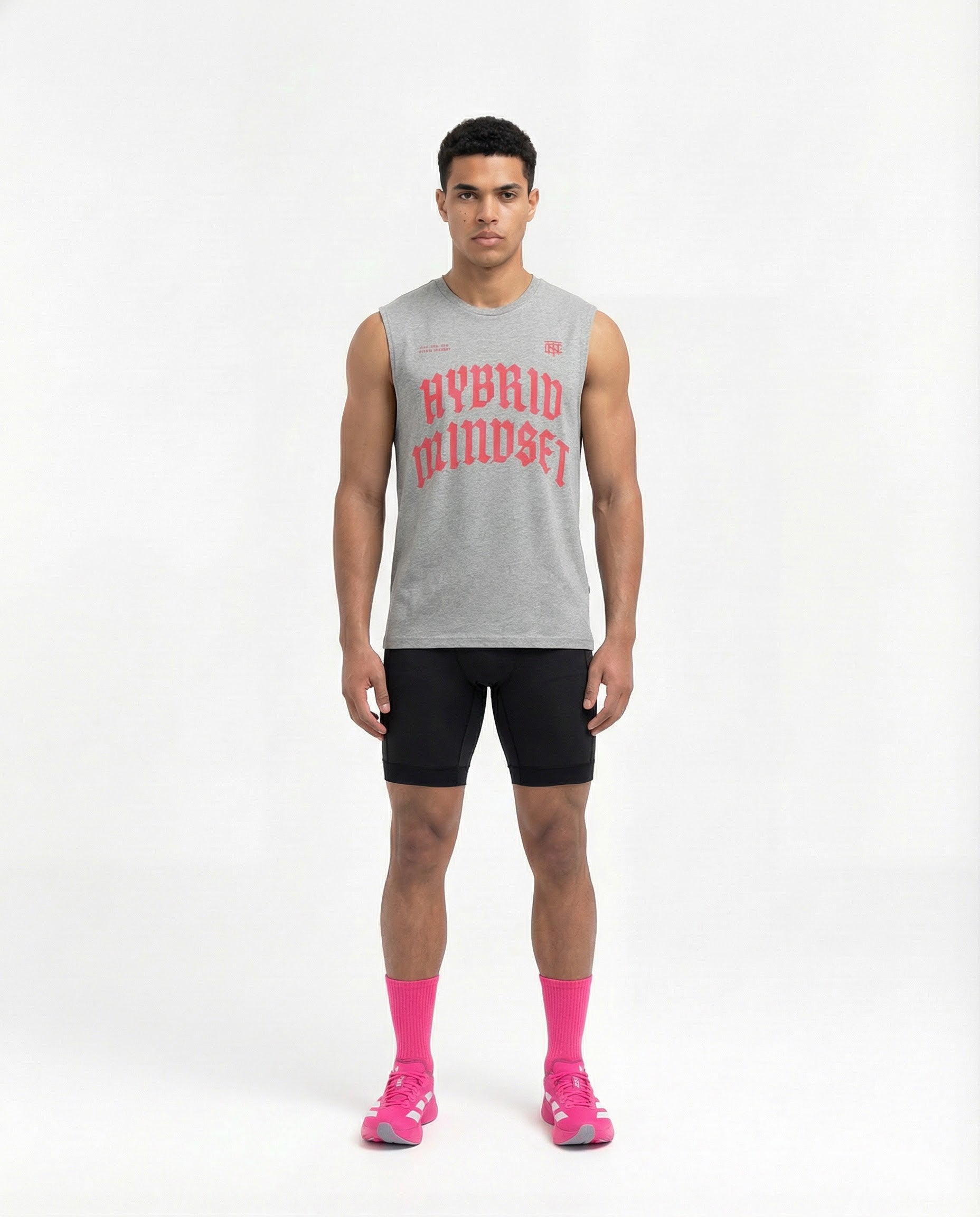 Hybrid Mindset Tank Top - Heather Grey