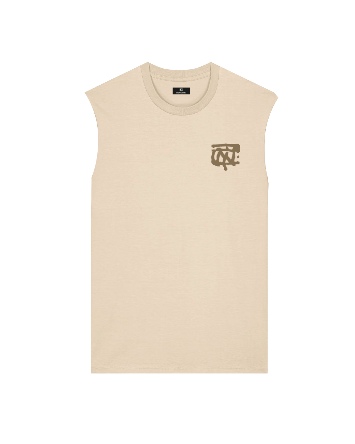 Miles don't Lie Tank Top - Light Sand — Vista 2
