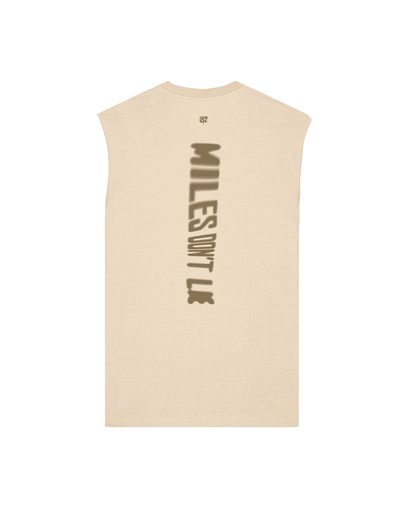 Miles don't Lie Tank Top - Light Sand — Vista 1
