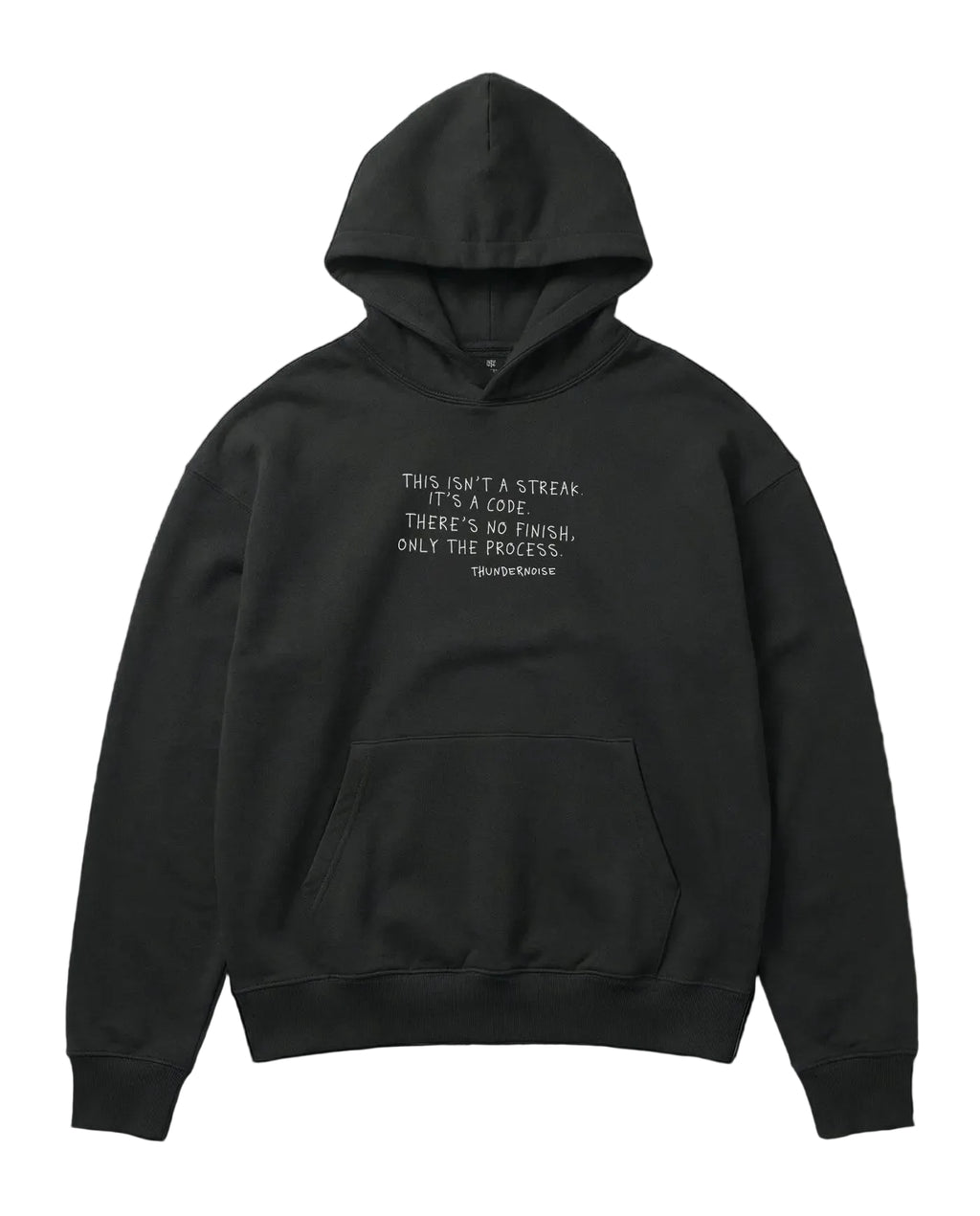 Sisyphus Hoodie Black - Mockup Front