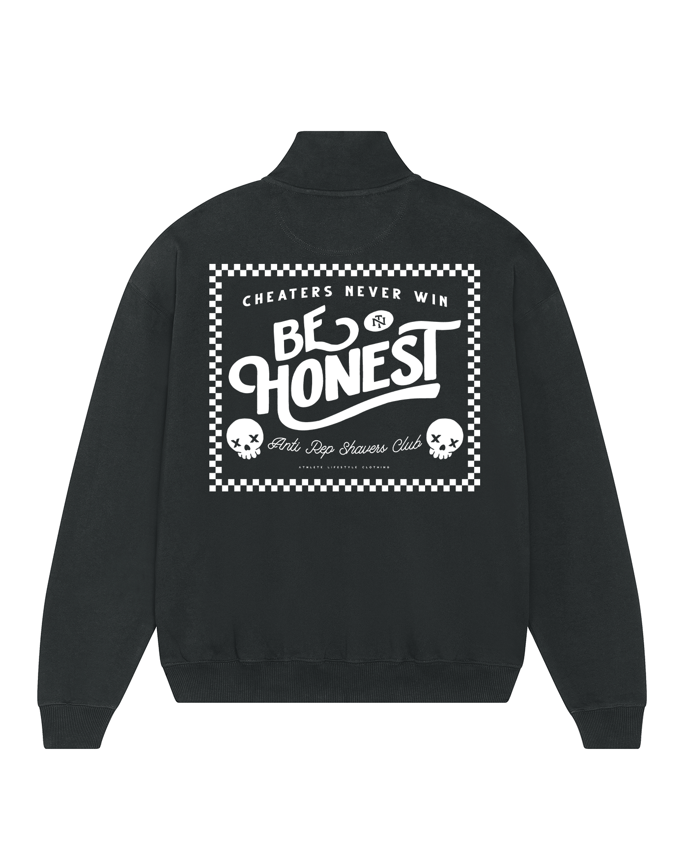 Be Honest Half Zip Sweatshirt - Black