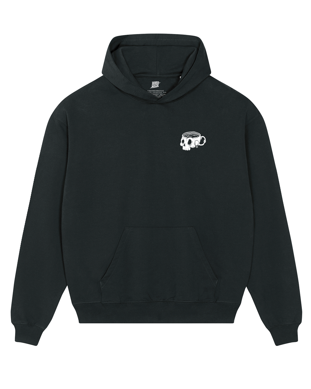 Caffeine & Weights Oversize Hoodie - Black