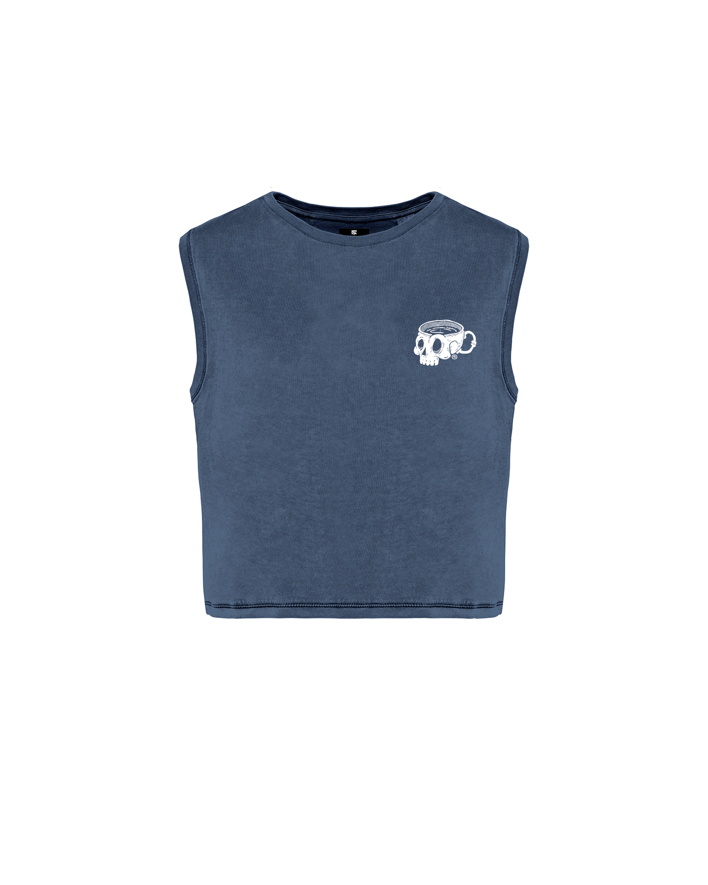 Caffeine & Weights Cropped Tank Top
