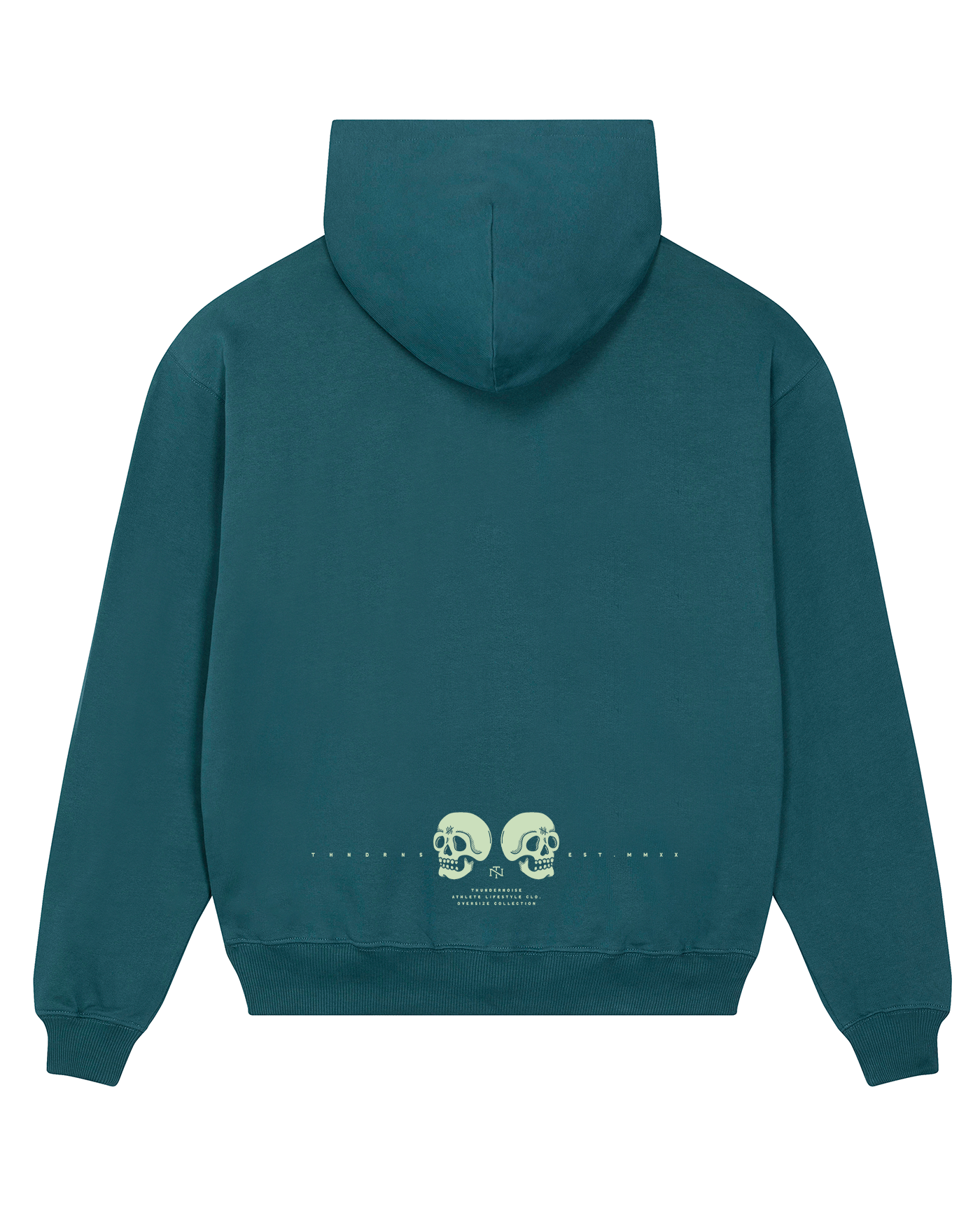 Every Rep Matters Oversize Hoodie - Green Petrol