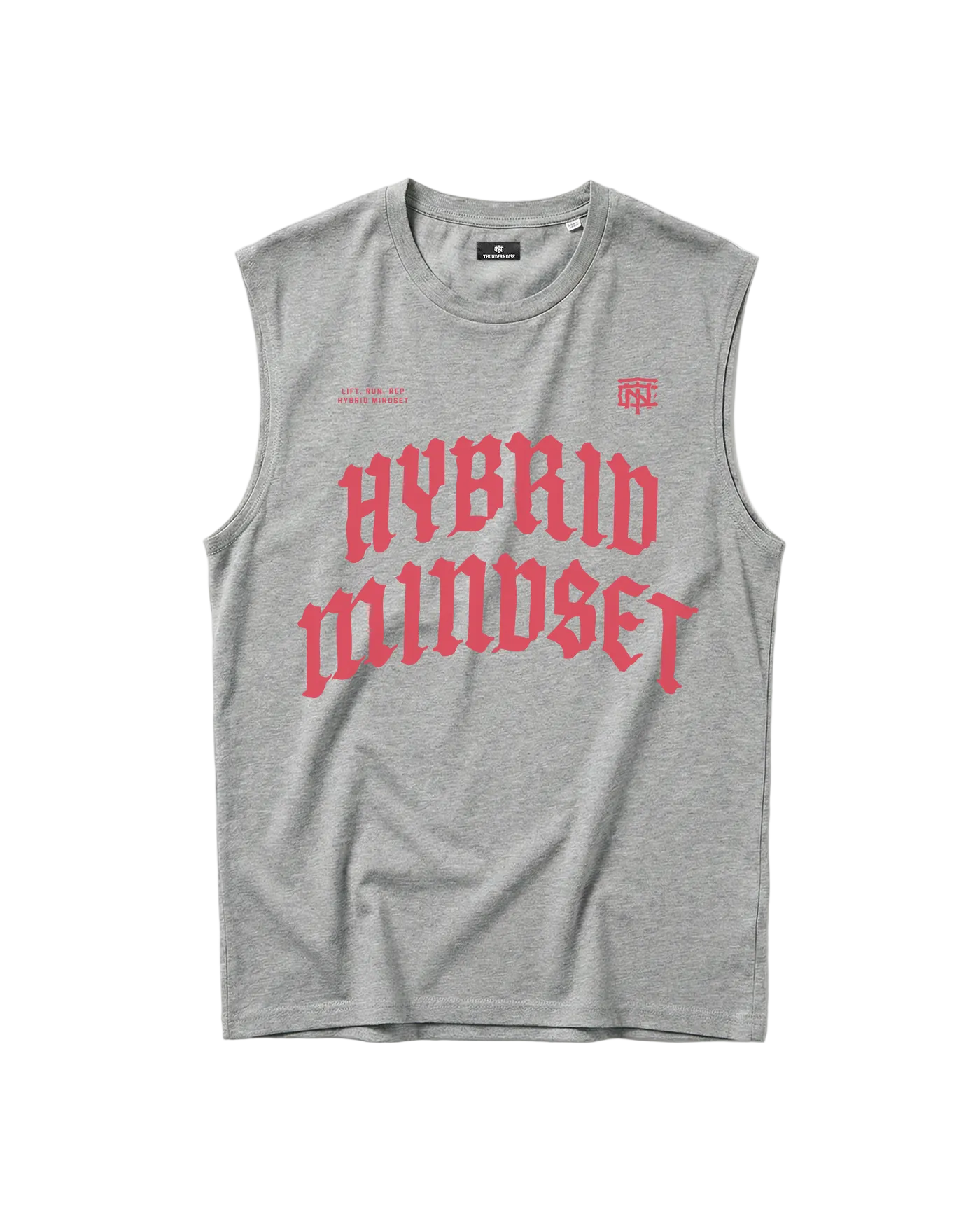 Hybrid Mindset Tank Top - Heather Grey — View 1
