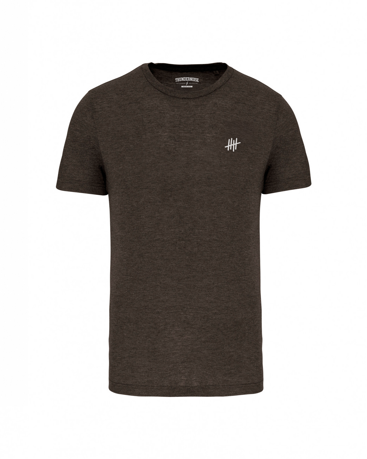 Make Reps Not Selfies - Triblend T-Shirt - Khaki — Vista 1
