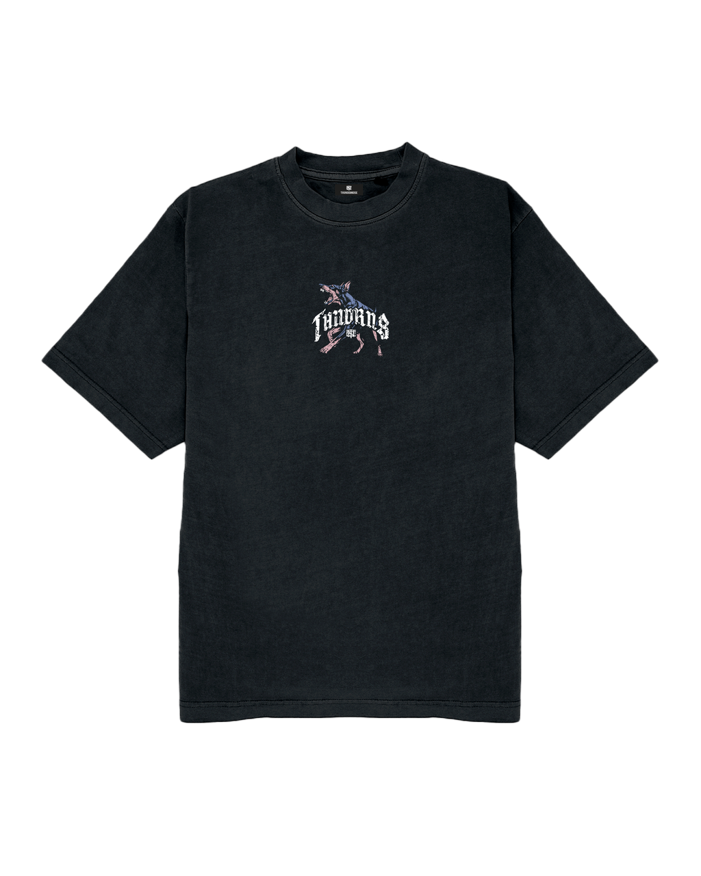 Noise Division Oversize T-shirt - Washed Black
