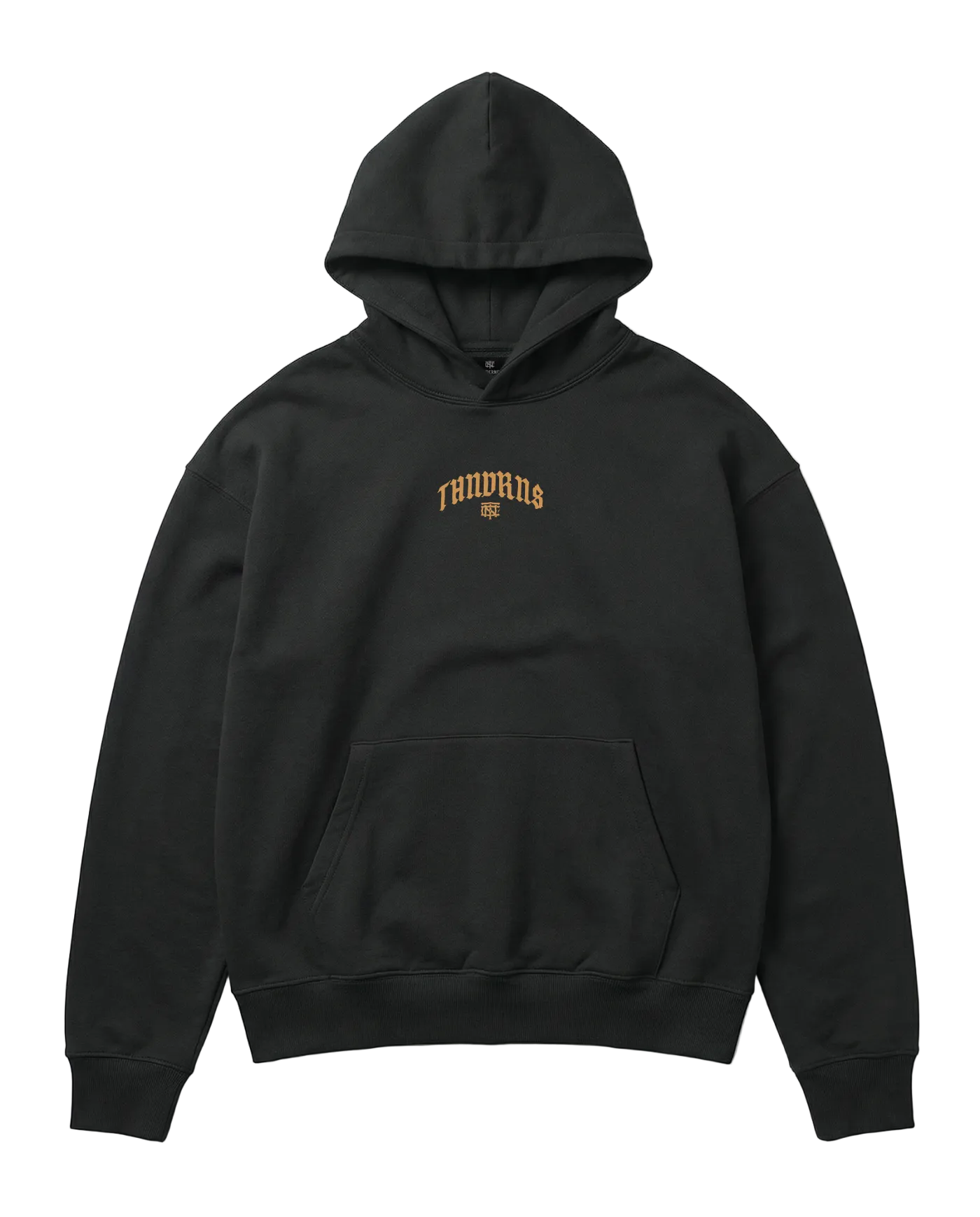 Pegasus Oversize Hoodie - Black — Vista 3
