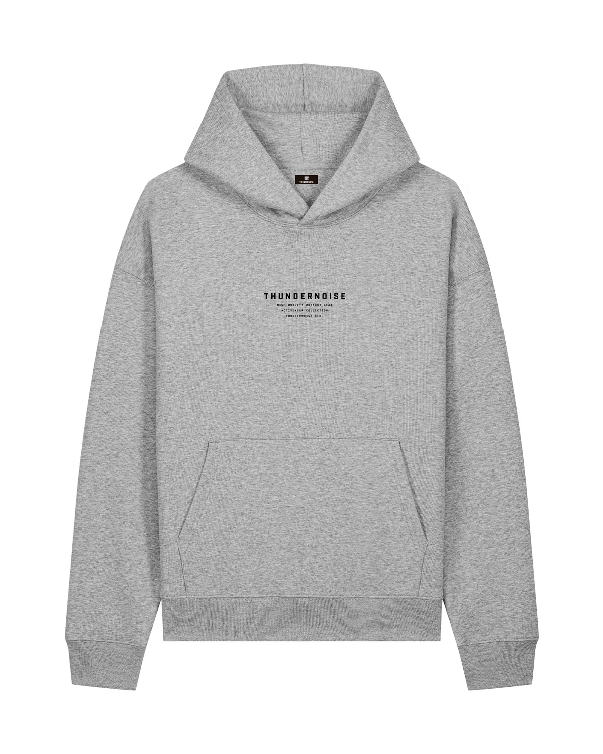 Lift Heavy Run Fast - Hoodie - Heather Grey — View 2
