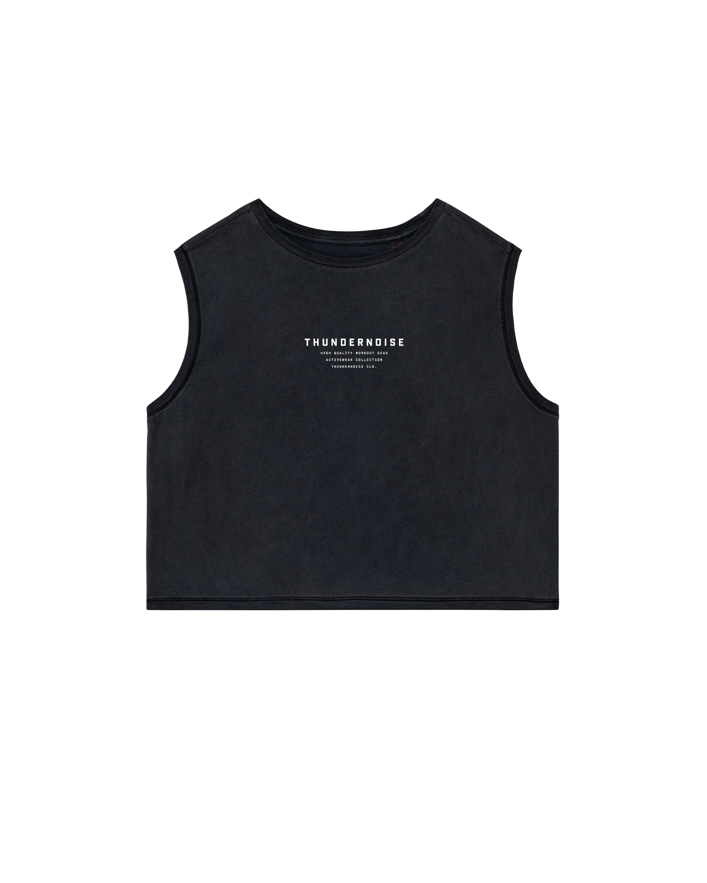 Lift Heavy Run Fast - Cropped Tank Top — View 10

