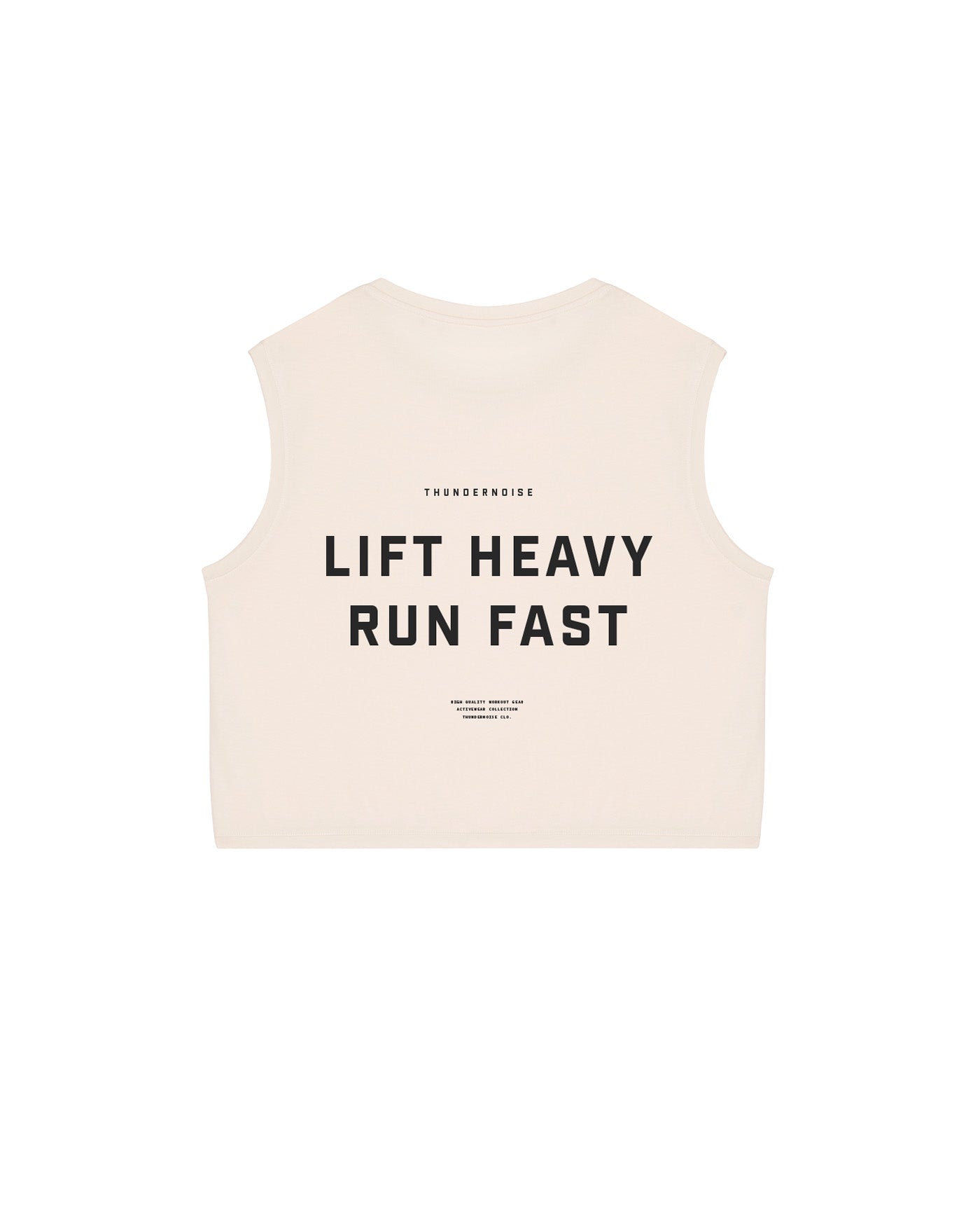 Lift Heavy Run Fast - Cropped Tank Top