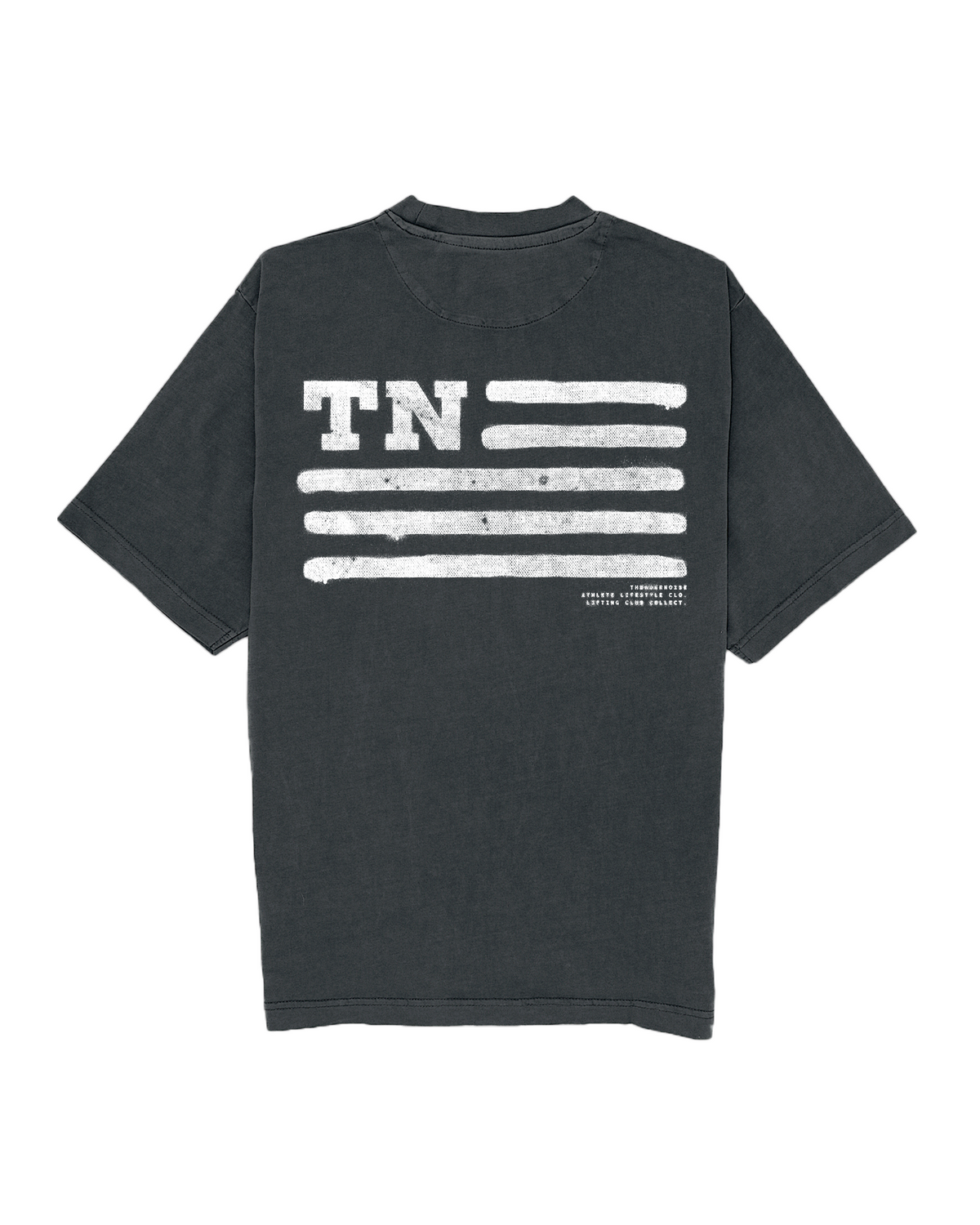 TN Spray Flag - Oversize T-Shirt - Washed Dark Grey — Ansicht 1
