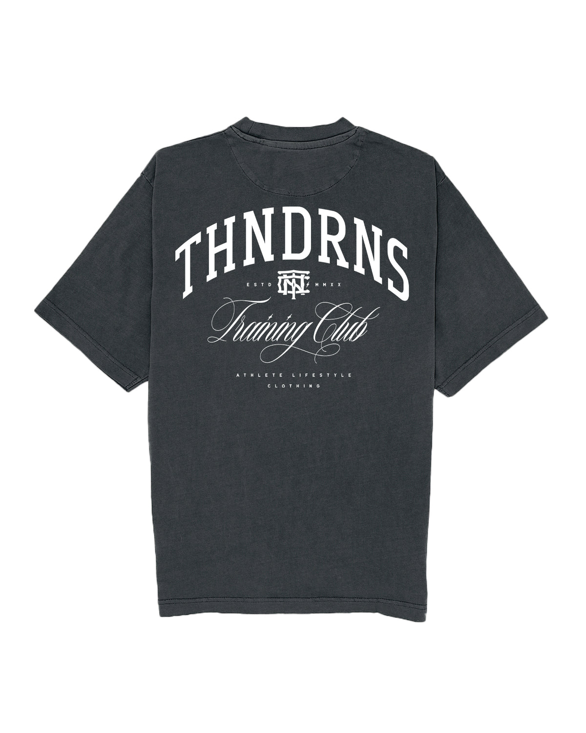 Training Club - Oversize T-Shirt - Washed Dark Grey — Ansicht 1
