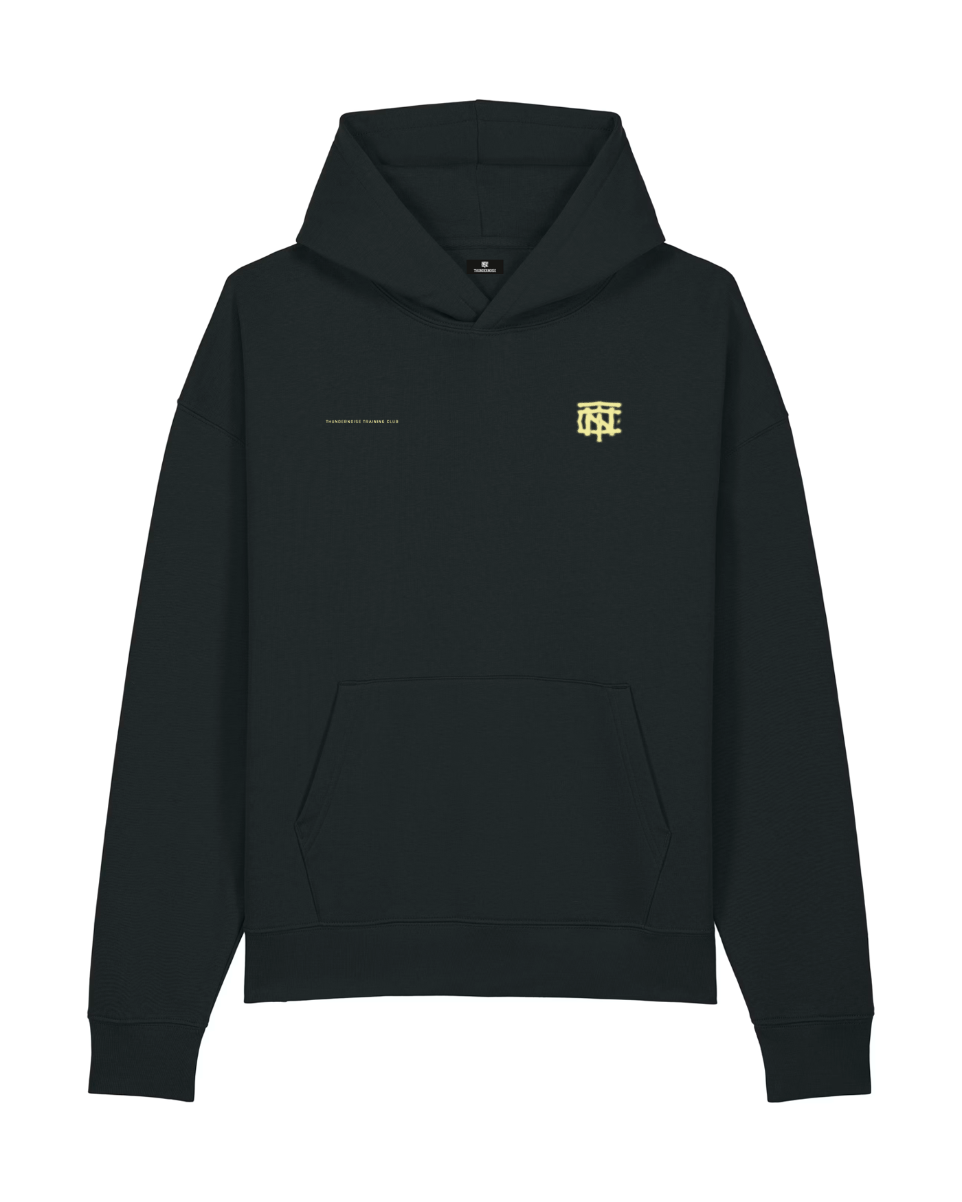 Vapor Logo Oversize Hoodie - Black