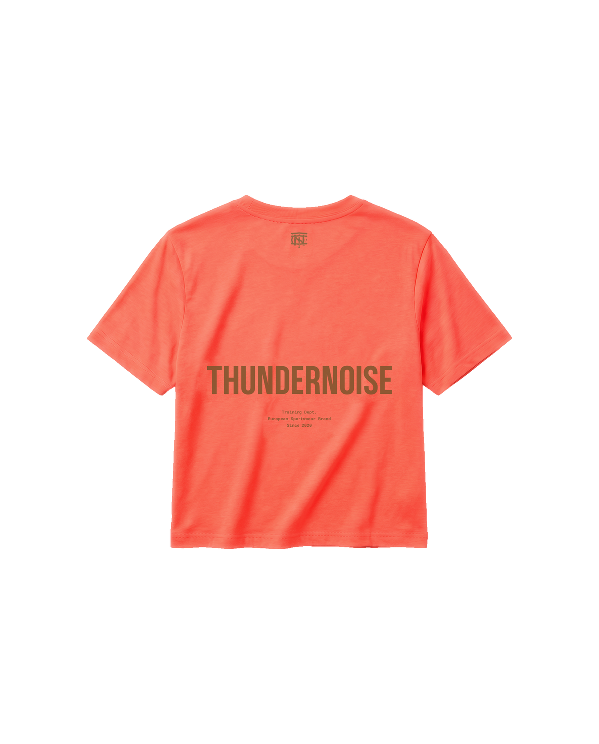 Training Dept. - Triblend Cropped T-Shirt - Coral