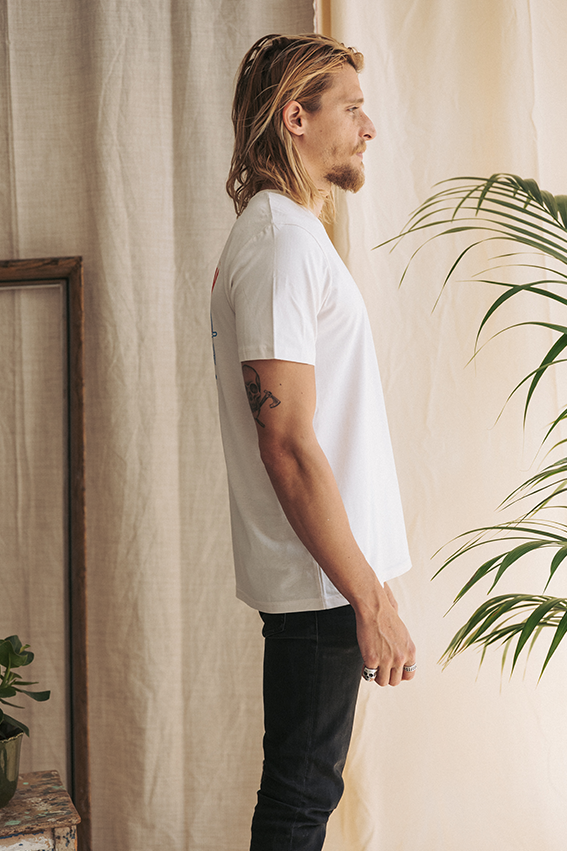 Snatch Crunch T-shirt -  Vintage White