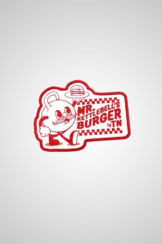 Mr. Kettlebell's Burger - Velcro Patch