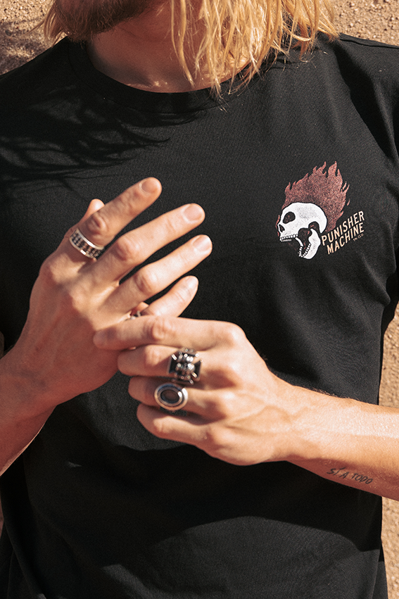 Punisher Machine - T-Shirt - Black
