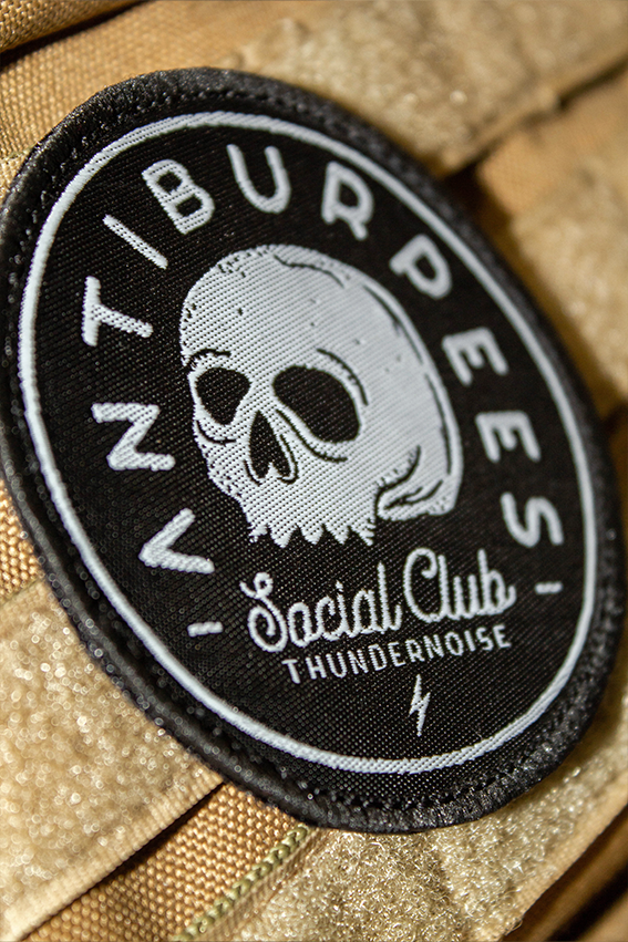 Antiburpees Social Club - Velcro Patch