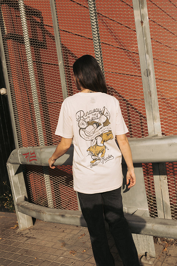 Runaway In The Wod T-shirt - Vintage White
