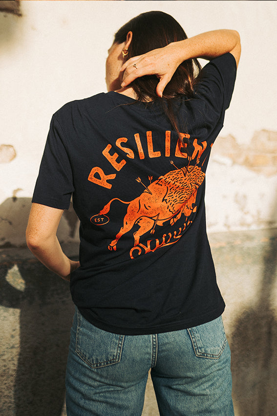 Resilient Spirit T-shirt - Navy