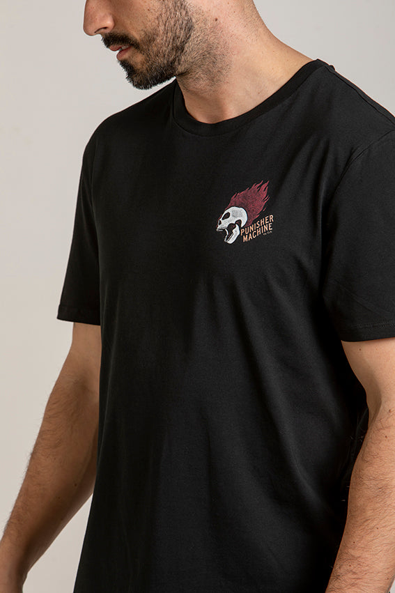 Punisher Machine - T-Shirt - Black