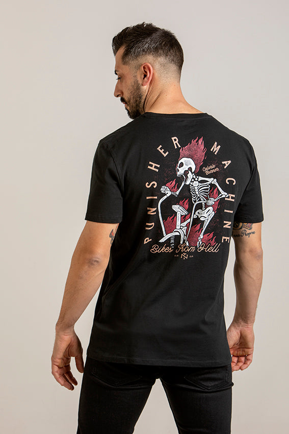 Punisher Machine - T-Shirt - Black — Vista 4
