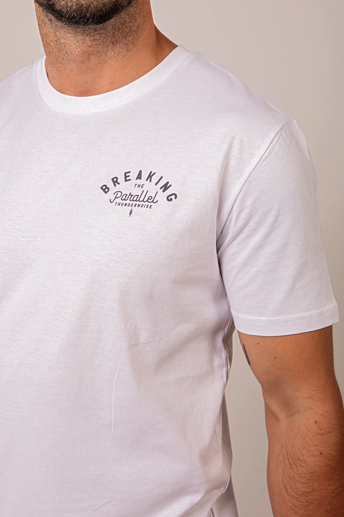 Breaking The Parallel - T-Shirt - White — View 1
