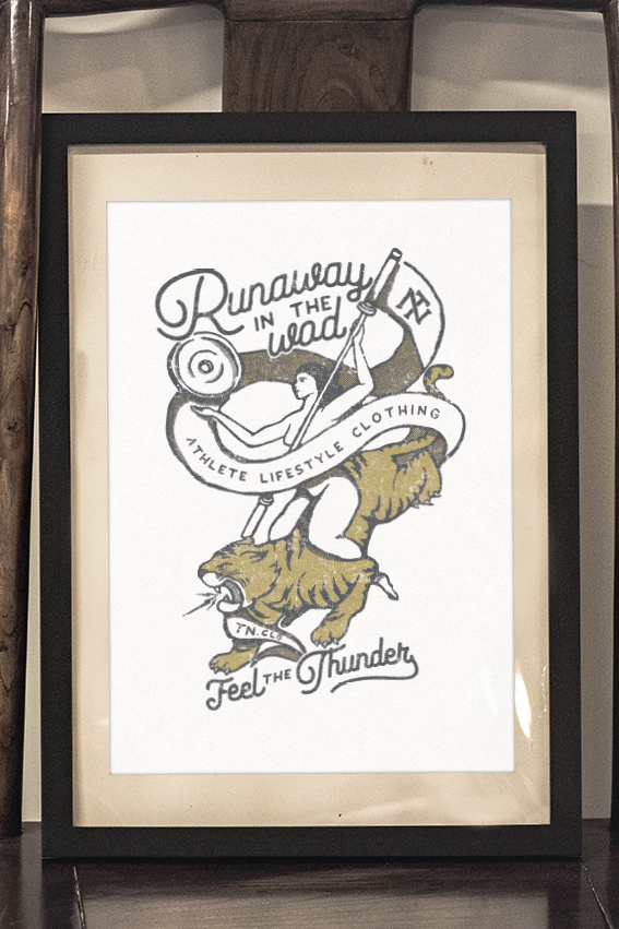 Runaway in the Wod - A3 Print