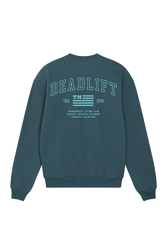 Deadlift Oversize Sweater - Green Petrol