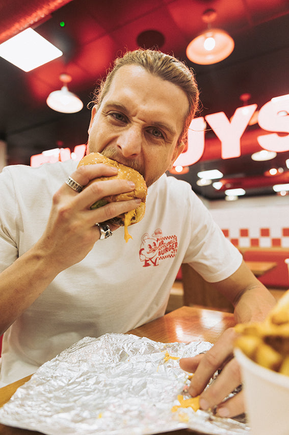 Mr. Kettlebell's Burger T-shirt — View 5
