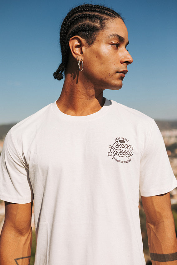 Easy Peasy Lemon Squeezy T-shirt - Vintage White