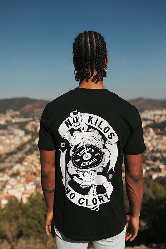 No Kilos No Glory T-shirt - Black