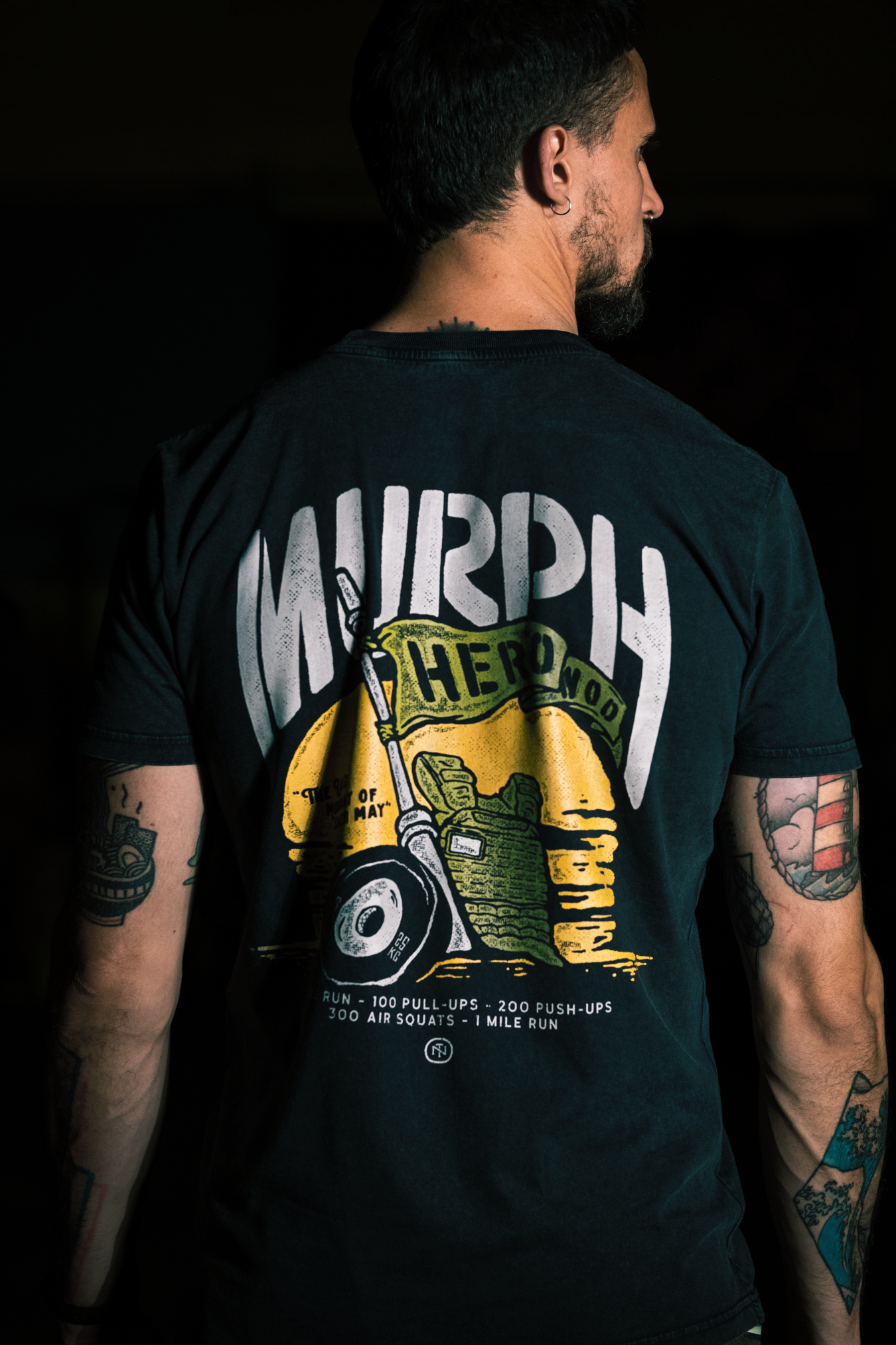 Murph Day - Hero Wod T-Shirt Ed.2023 - Washed Black