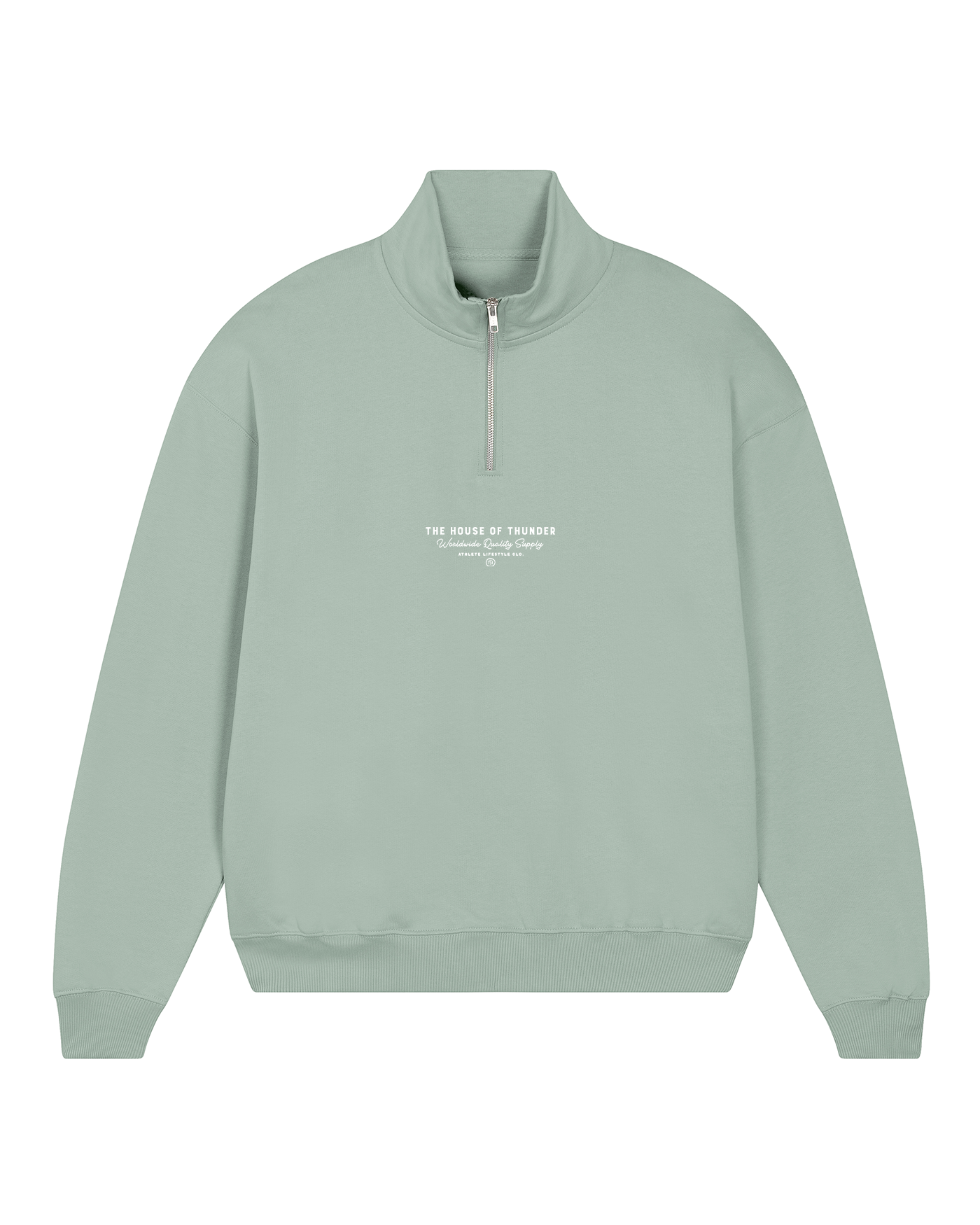 Good Job Partner Half zip sweatshirt - Mint