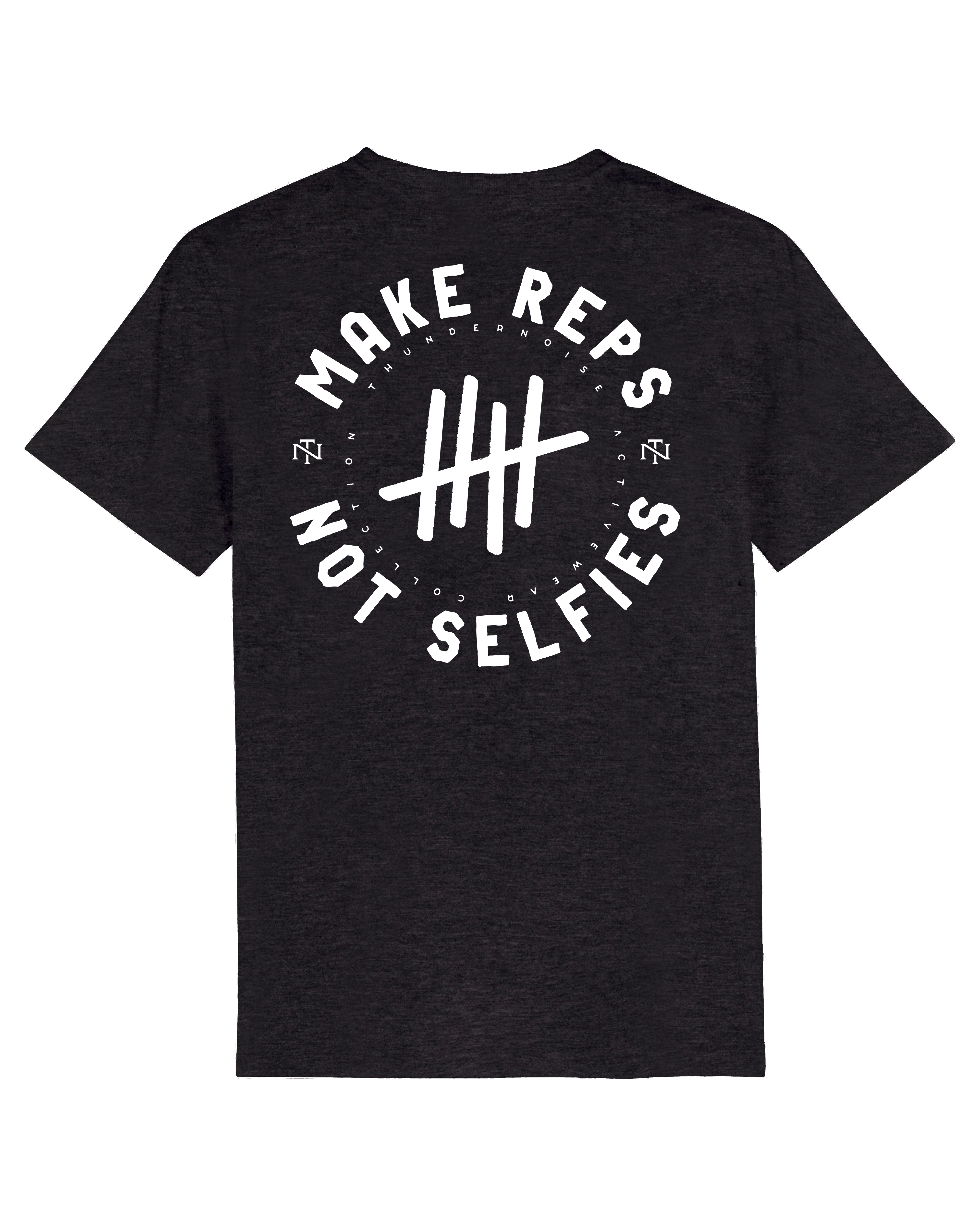 Make Reps Not Selfies Triblend T-shirt - Dark Gray