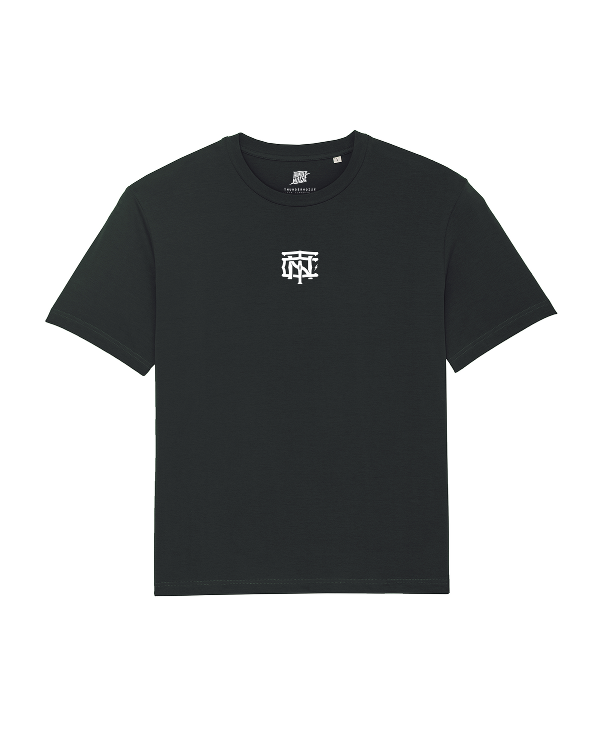 Thundernoise Monogram - Relaxed T-Shirt - Black — Vista 2
