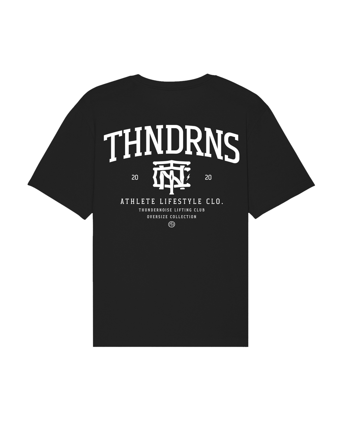 Thundernoise Monogram - Relaxed T-Shirt - Black