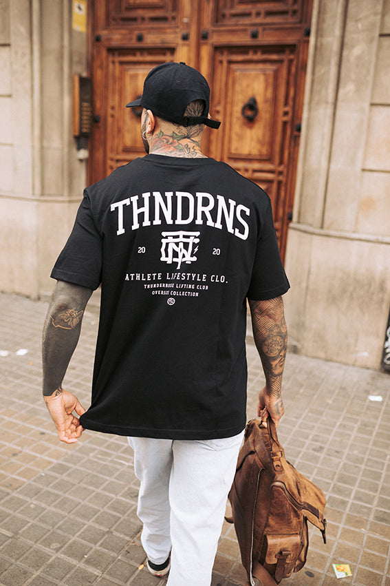Thundernoise Monogram - Relaxed T-Shirt - Black