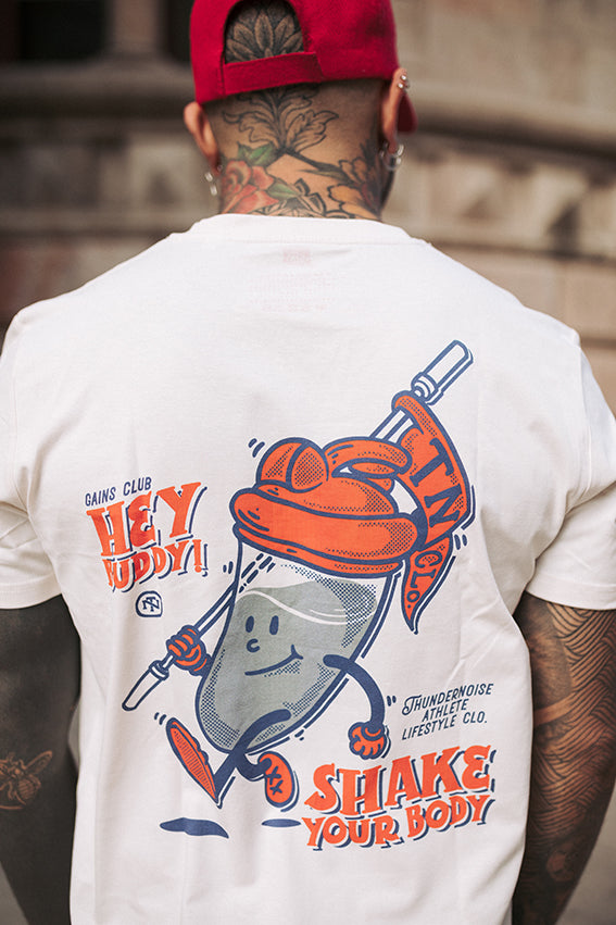 Shake Your Body T-Shirt - Vintage White — Ansicht 2
