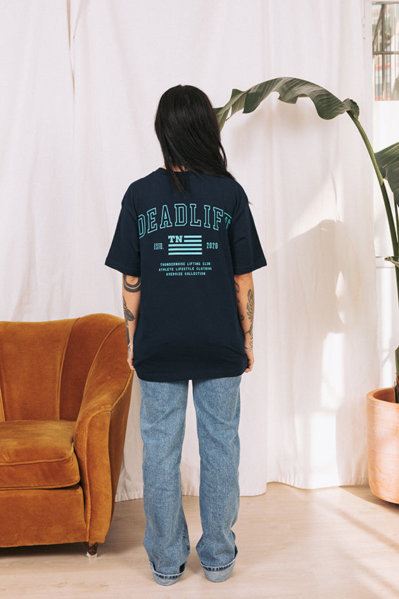 Deadlift Oversize T-shirt - Navy