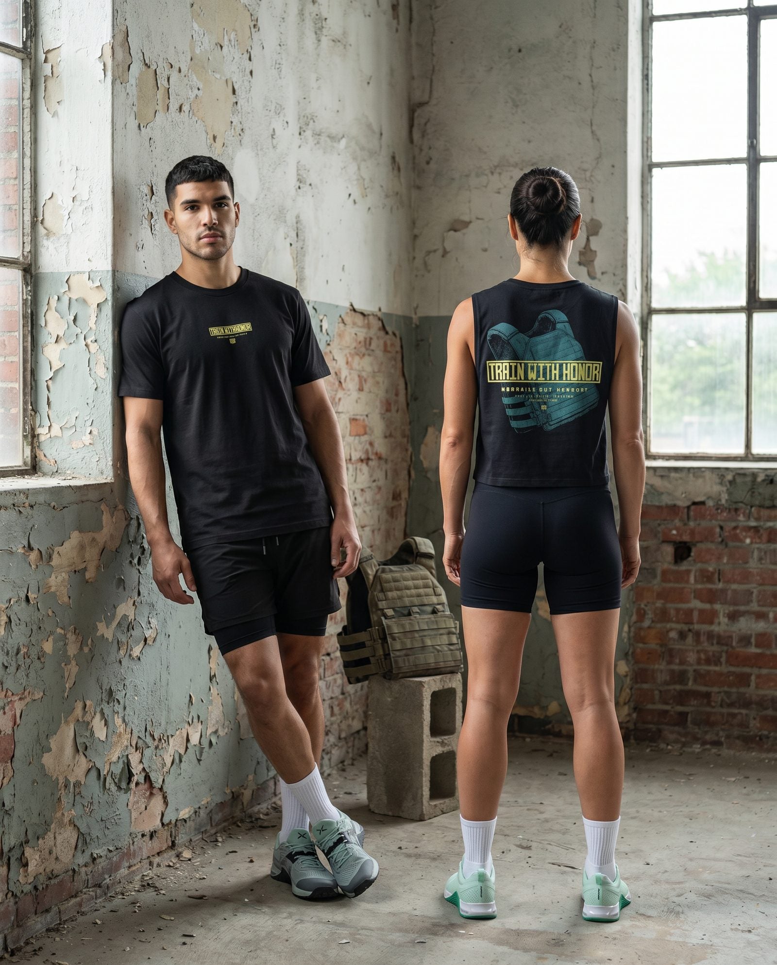 Train with Honor — full look on duo