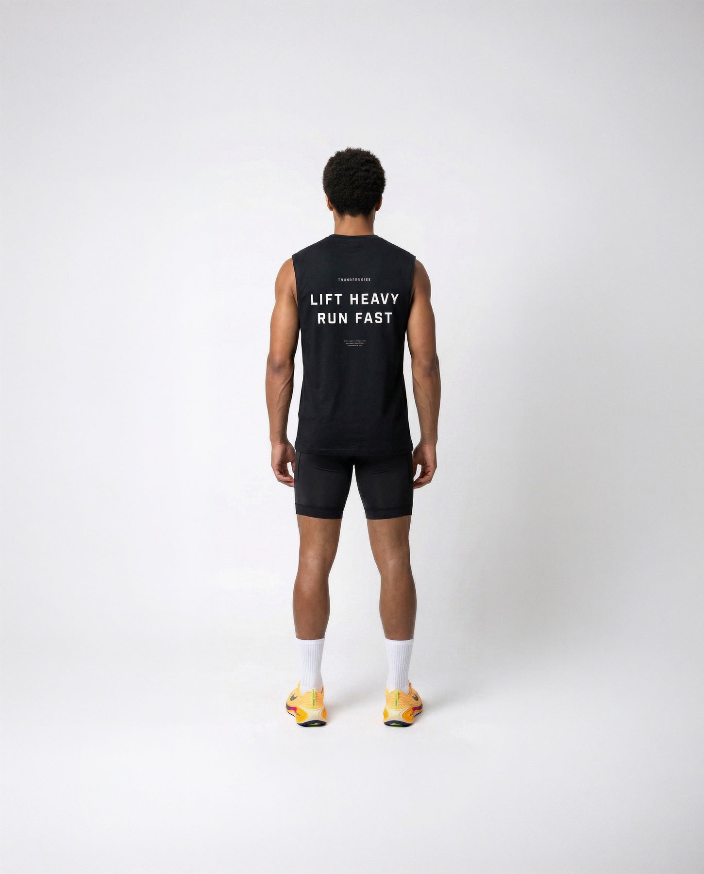 De espaldas — Lift Heavy Run Fast - Tank Top